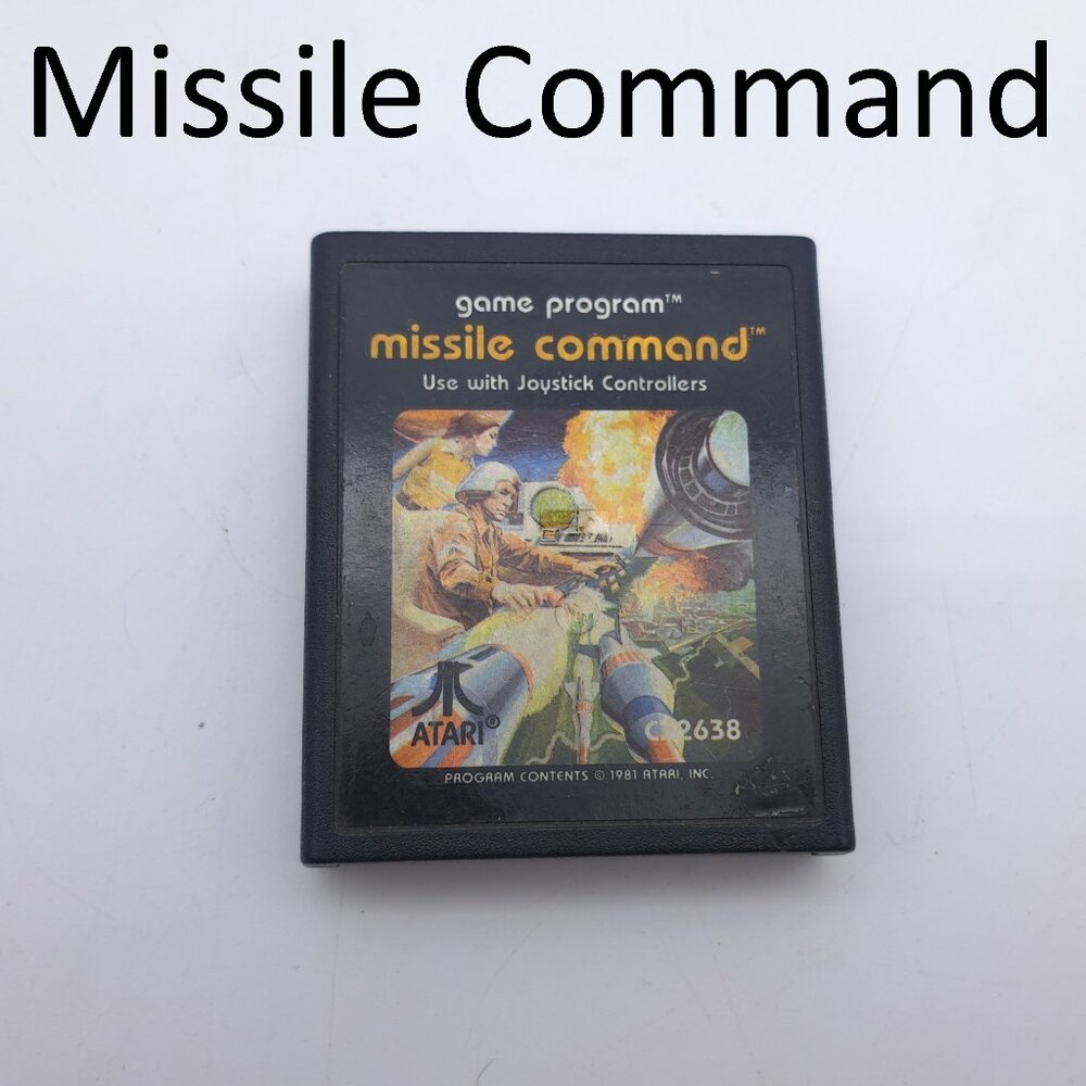Missile Command Video Game For The Atari 2600